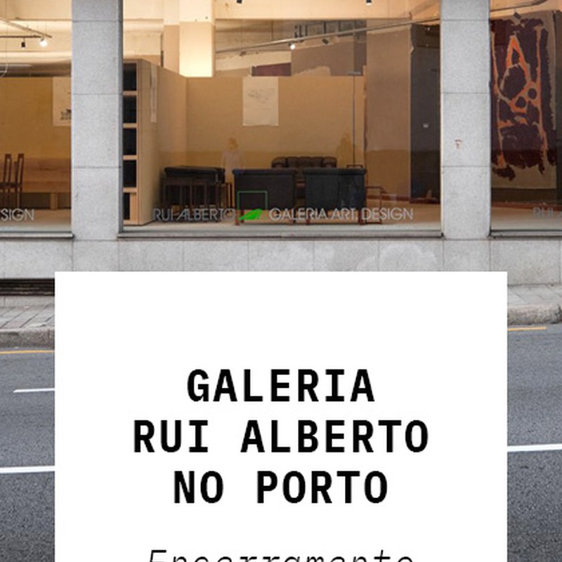 Clausura de la Galería Rui Alberto