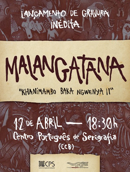 Lançamento de gravura inédita de Malangatana
