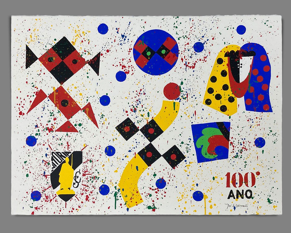 Serigrafia de José de Guimarães editada no CPS assinala centenário do Vitória de Guimarães