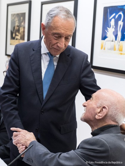 Cruzeiro Seixas honored by CPS and Marcelo Rebelo de Sousa