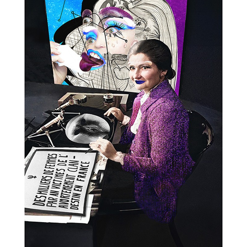Simone Veil (Série Femmage)