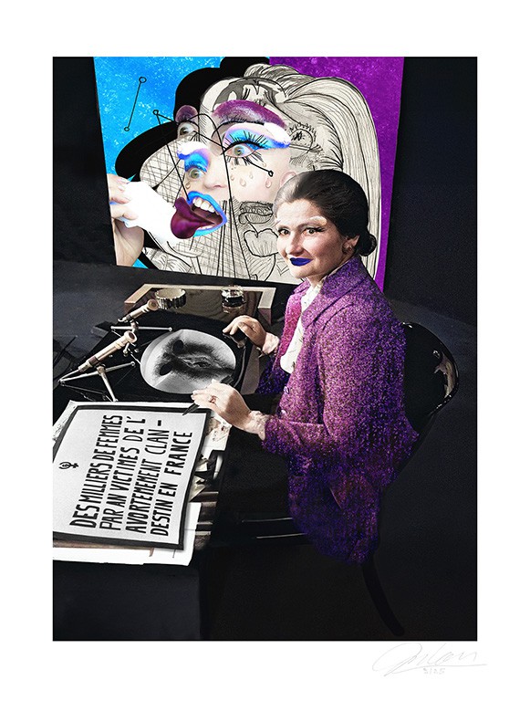Simone Veil (Série Femmage)
