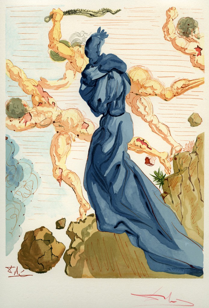 «I simoniaci  - Os simoníacos» A Divina Comédia de Dante (Inferno, Canto XIX)
