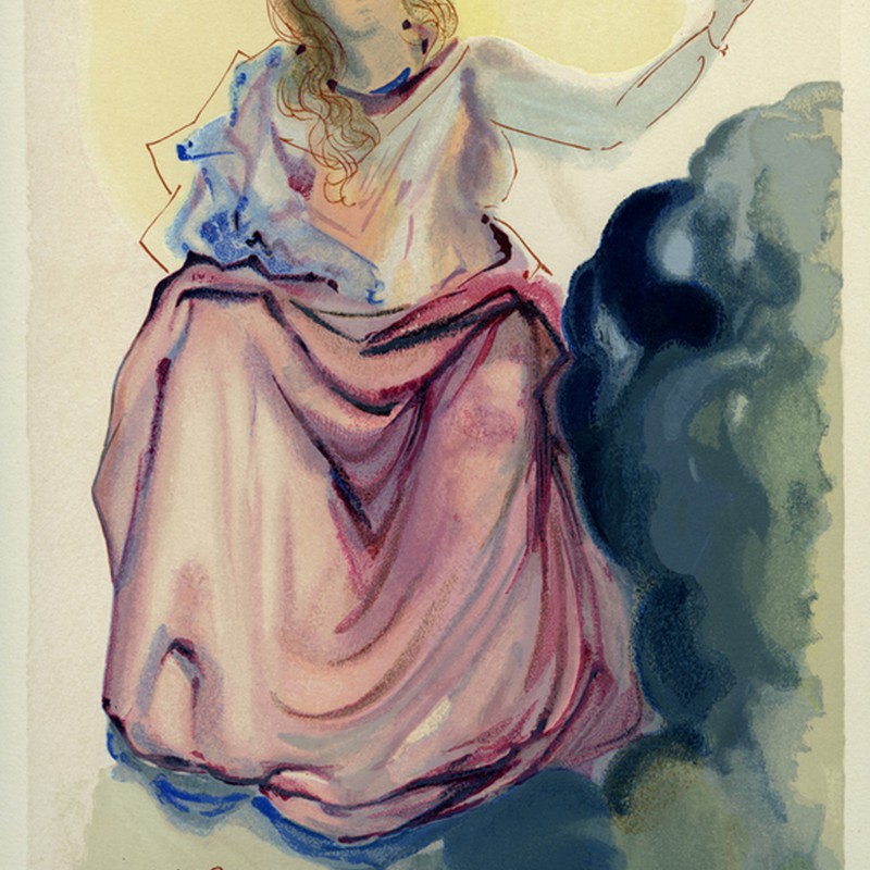 «Beatrice illustra Dante - Beatriz elucida Dante  » A Divina Comédia de Dante (Paraíso, Canto IV)