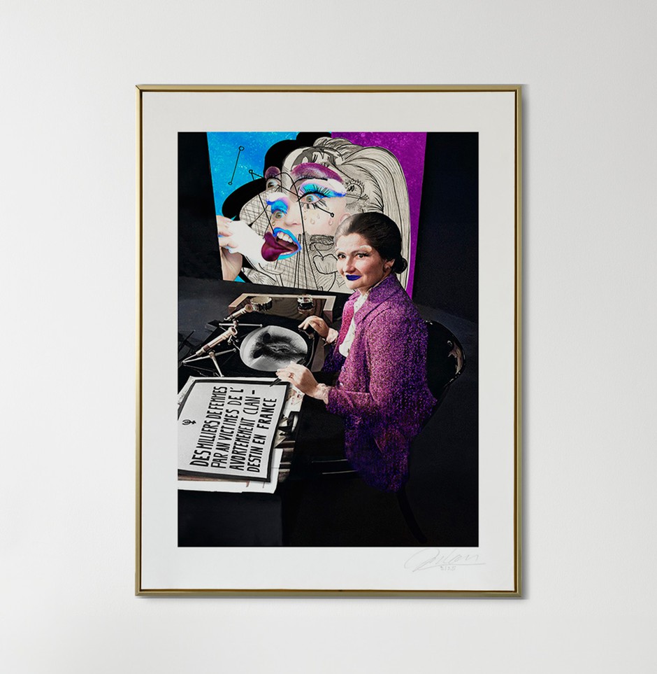 Simone Veil (Série Femmage)