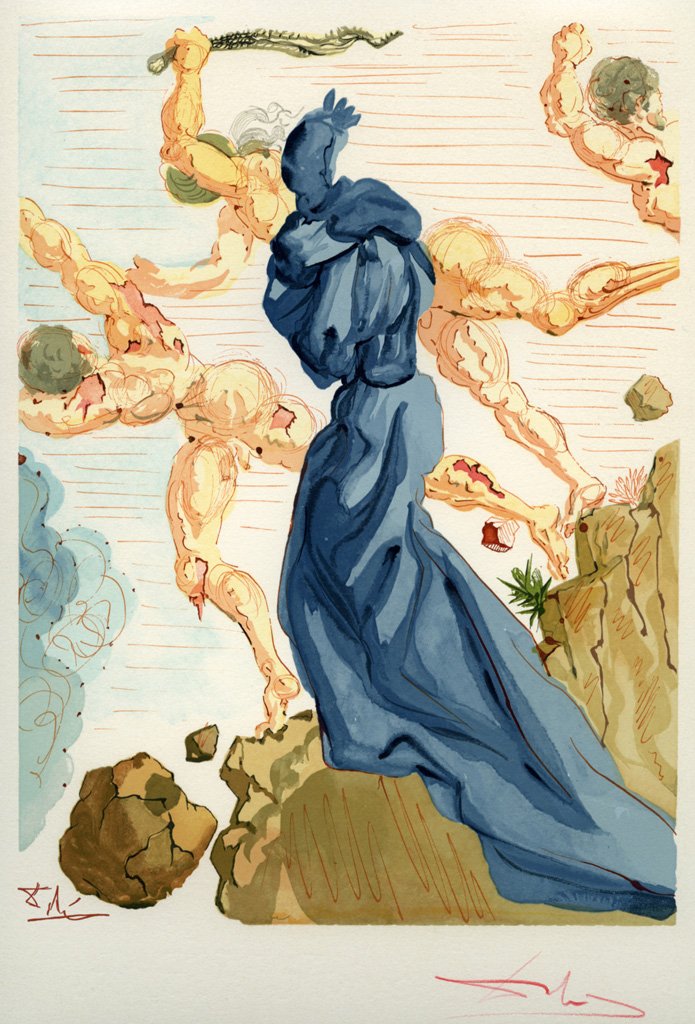 «I simoniaci  - Os simoníacos» A Divina Comédia de Dante (Inferno, Canto XIX)