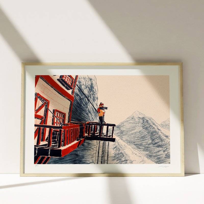 Screen printing “Ice Merchants”