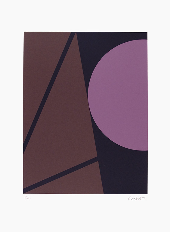 Serigraphy without title by Fernando Lanhas